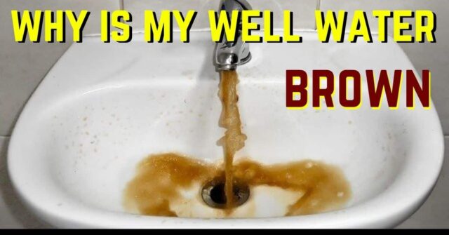 why is my well water brown