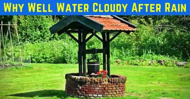9 Causes My Well Water Cloudy After Rain  and Solutions