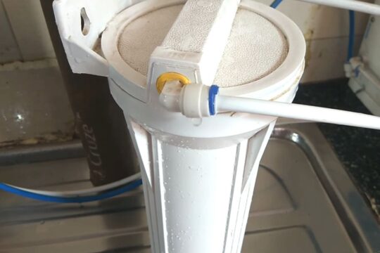 wrong installation of pre-filtration